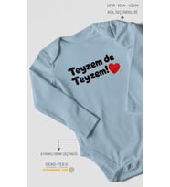 Teyzem De Teyzem! Uzun Kollu Çıtçıtlı Bebek Body