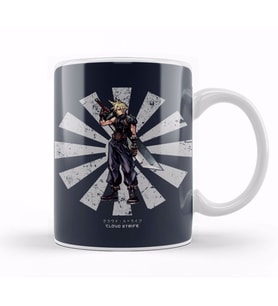 Cloud Strife Retro Japanese Final Fantasy Kupa Bardak Porselen