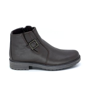 Trendyshose 506 Kaymaz Kauçuk Taban Erkek Bot (KAHVE)