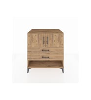 Kronos Şifonyer 2 Raflı 2 Çekmeceli 2 Kapaklı 88x59x96 Çam-Çam