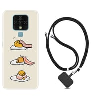 Tecno Camon 16 18P Pova Kılıf Boyun Askılı Silikon Sweety Egg 1322