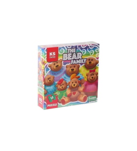 The Bear Family Pre-School Puzzle - Okul Öncesi Eğitici Yapboz