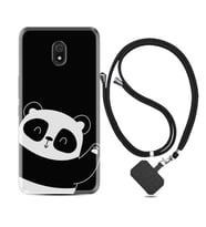 Xiaomi Redmi 8A 8 Pro 9C 9T 10C 11T Pro Kılıf Boyun Askılı Silikon Bay Bay Panda 1784