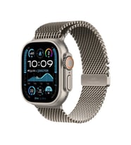 Apple Watch Ultra 2 GPS + Cellular 49 MM Natürel Titanyum Kasa ve Natürel Titanyum Milano Loop Small
