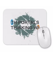 Portals Thinking With Portals Mouse Pad