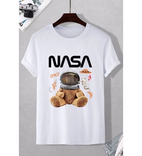 Nasa Baskılı Tasarım T-Shirt (STD)