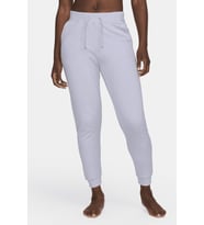 Nike Yoga Luxe 7/8 Fleece Soft Pants Purple Esnek Yumuşak Kadın Eşofman Altı Mor