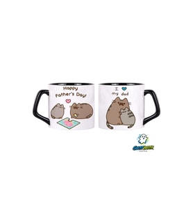 Ghostbastır Design Babalar Günü Pusheen Kupa Bardak Tek Adet 0634