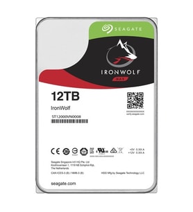 SEAGATE 12TB 3.5 7200RPM 256MB SATA3 NAS DİSKİ IRONWOLF ST12000VN0008