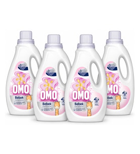 Omo Bebek Sıvı Çamaşır Deterjanı 1500 ml x 4 Adet