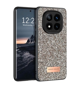 Onegif Xiaomi Redmi Note 14 Pro 4g Bright Simli Kapak - Gold