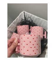 Pembe Kupa, Kalpli Kupa, Kalpli Bardak Altlığı, Bardak Altlığı, Doğum Günü Hediyesi, Kahve Kupası