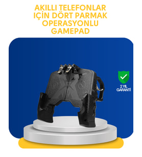 Gerçekçi Oyun Deneyimi Sunan Dört Parmak Mobil Gamepad