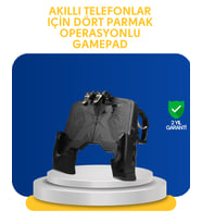 Gerçekçi Oyun Deneyimi Sunan Dört Parmak Mobil Gamepad
