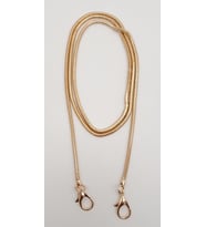 Angel Çanta Aksesuar 125 cm Light Gold Renk Solucan Model Kancalı Çanta Zinciri