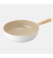 Neoflam Fika Alüminyum Döküm 26 Cm Bej Wok Tava