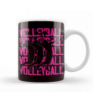 Volleyball Players Girl Ball Sports Team Beach Volleyball Kupa Bardak Porselen