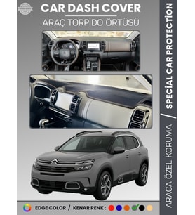 CITROEN C5 AIRCROSS (2018-2025) Torpido Örtüsü Ön Göğüs Torpido Koruma Tam Uyum Kolay Montaj