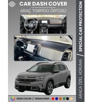CITROEN C5 AIRCROSS (2018-2025) Torpido Örtüsü Ön Göğüs Torpido Koruma Tam Uyum Kolay Montaj