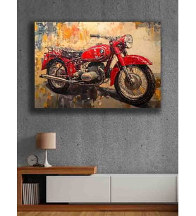 Koç stüdyo Modern tasarım kanvas tablo 50x70 (Çok Renkli)