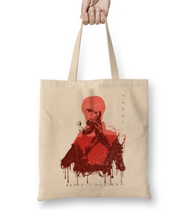 Attack On Titan Colosssal Titan Minimalist Bez Çanta Uzun Saplı