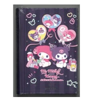 VICTORIA'S JOURNALS 525-1986 MY MELODY & KUROMİ A7 80 GR. SERT KAPAK 365 GÜN GÜNLÜK/AJANDA ÇİZGİLİ D