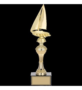 ODAK KUPA - Figürlü Kupalar - Yelken Figürlü Kupalar FG-029 C - 36 cm