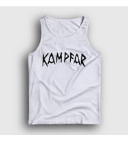 Presmono Unisex Beyaz Logo Kampfar Metal Atlet 423850tt (Beyaz)