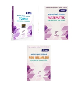 Karekök Yayınları Karekök 5.sınıf Türkçe-matematik-fen Konu Anlatım Seti (Çok Renkli)