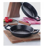 Diamante Siyah Tekli Döküm Sahan - 24 cm MSTTO046