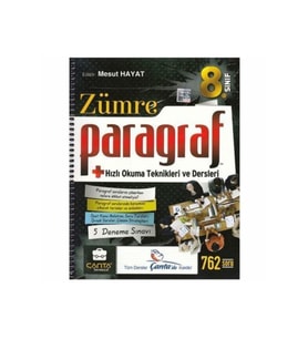 Çanta Yayınları 8. Sınıf Zümre Paragraf (Çok Renkli)
