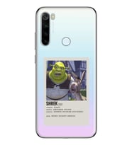 Redmi Note 8 Uyumlu Shrek Minimalsit Poster Desenli Şeffaf Telefon Kılıfı
