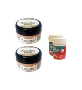 Süper Three Brand Arnavut Kremi 2 Adet + Rus Merhemi 50 ml 2 Adet