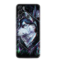 Tecno Pova Neo Kılıf Silikon Desen Özel Seri Dog Eyes 1761
