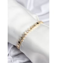 Pirinç VIP Seri Gold Renk Petek Model Kadın Bileklik