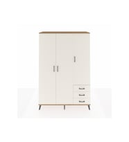 Hyperion Gardrop 6 Raflı 3 Çekmeceli Tek Askılı 132x44x195 Çam-Aytaşı