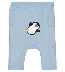Civil Baby Penguen Emprime Tek Alt Bebe - Mavi