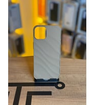 iPhone 14 Uyumlu Kaymaz Tırtıklı Dokulu Mat Kılıf (Bej)