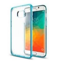 Spigen Galaxy S6 Edge Plus ile Uyumlu Kılıf Neo Hybrid Crystal Blue Topaz (Mavi)