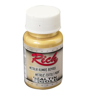 Rich Metalik Kumaş Boyası 50 cc. 3110 ALTIN 