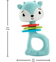 Fisher Price Eğlenceli Dostlar Çıngıraklı Dişlik - Tırtıklı Ceylan Hjw11-hkd68
