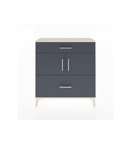 Arges Şifonyer 2 Raflı 2 Çekmeceli 2 Kapaklı 88x30x96 Aytaşı-Antrasit