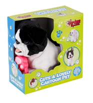 Pr66308-25T Tasmalı Yürüyen Peluş Fransız Köpeği
