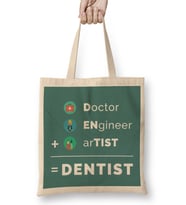 Doctor Engineer Artist Dentist 018 Bez Çanta Uzun Saplı