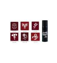 Aslan Fil Spray Tattoo Geçici Sprey Dövme Seti