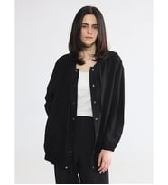 LCW EVERYDAY Siyah Kapüşonlu Kadın Tunik