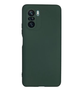 Poco F3 Kılıf Nano içi Kadife Silikon - Koyu Yeşil