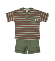 Civil Baby Cepli 6-18 Ay Takım - Haki