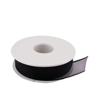 Şifon Kurdele 2.5 Cm (20 Metre)  Siyah