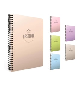 GIPTA PASTORAL SPİRALLİ PP.KAPAK A6 80YP. KARELİ DEFTER